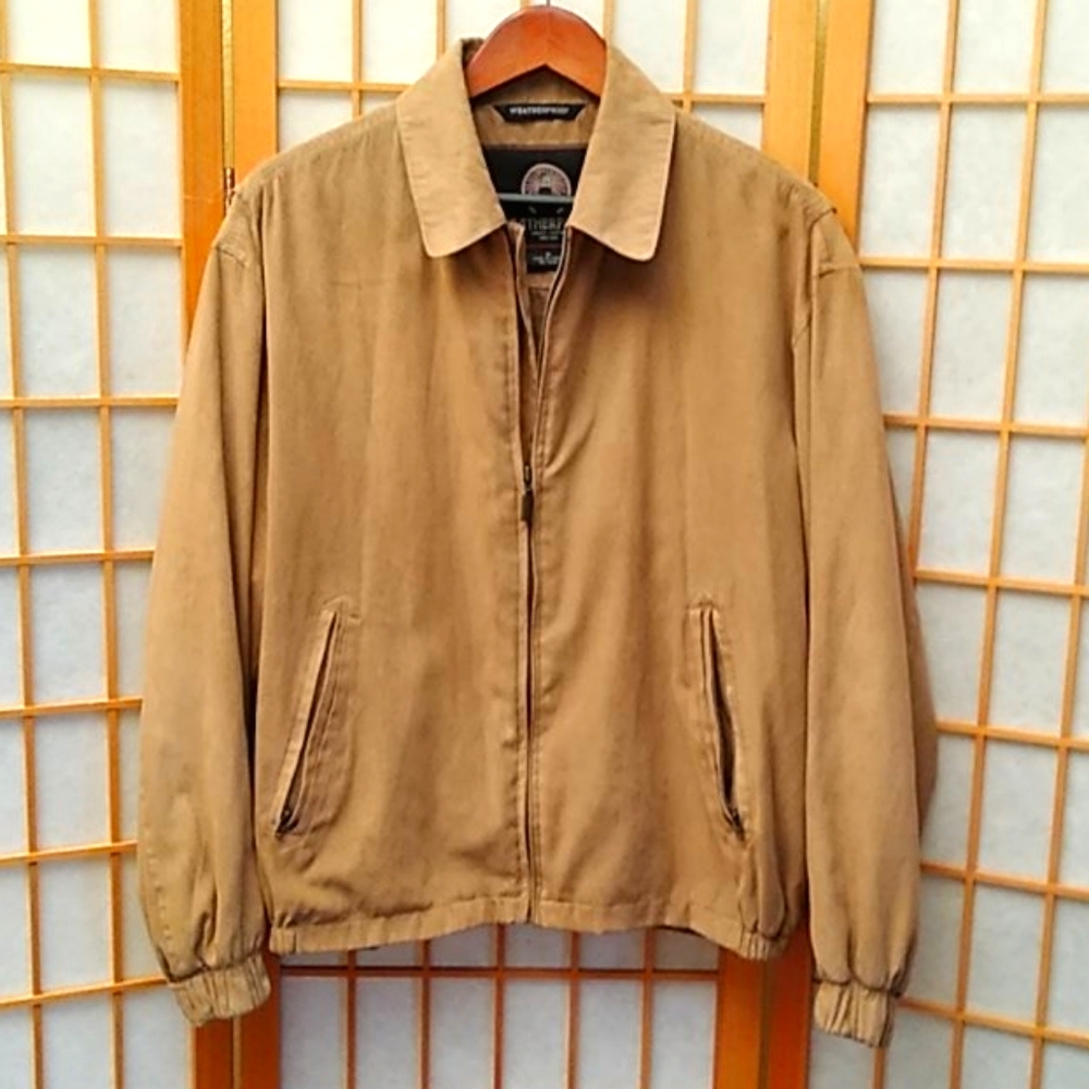 Weatherproof Micro-Suede Bomber Style Jacket
